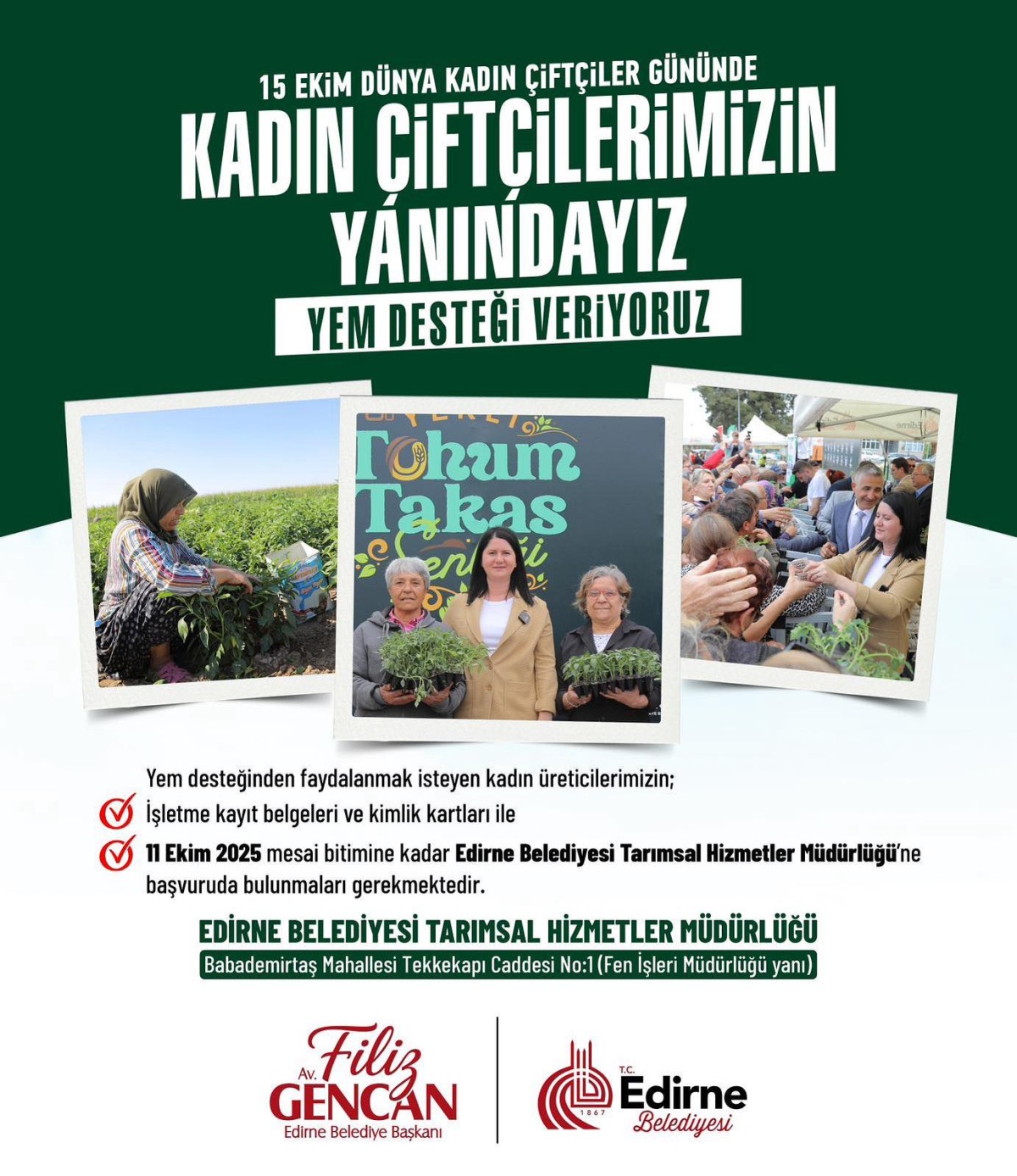 Kadın Çiftçilere Besi Yemi Desteği Müjdesi