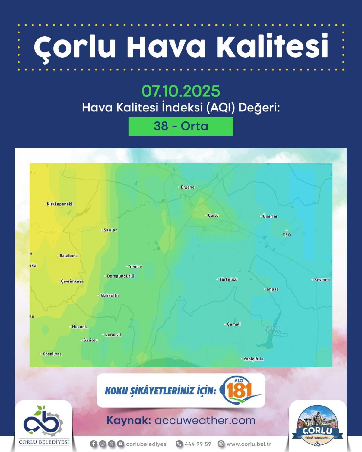 Çorlu'da Hava Kalitesi 