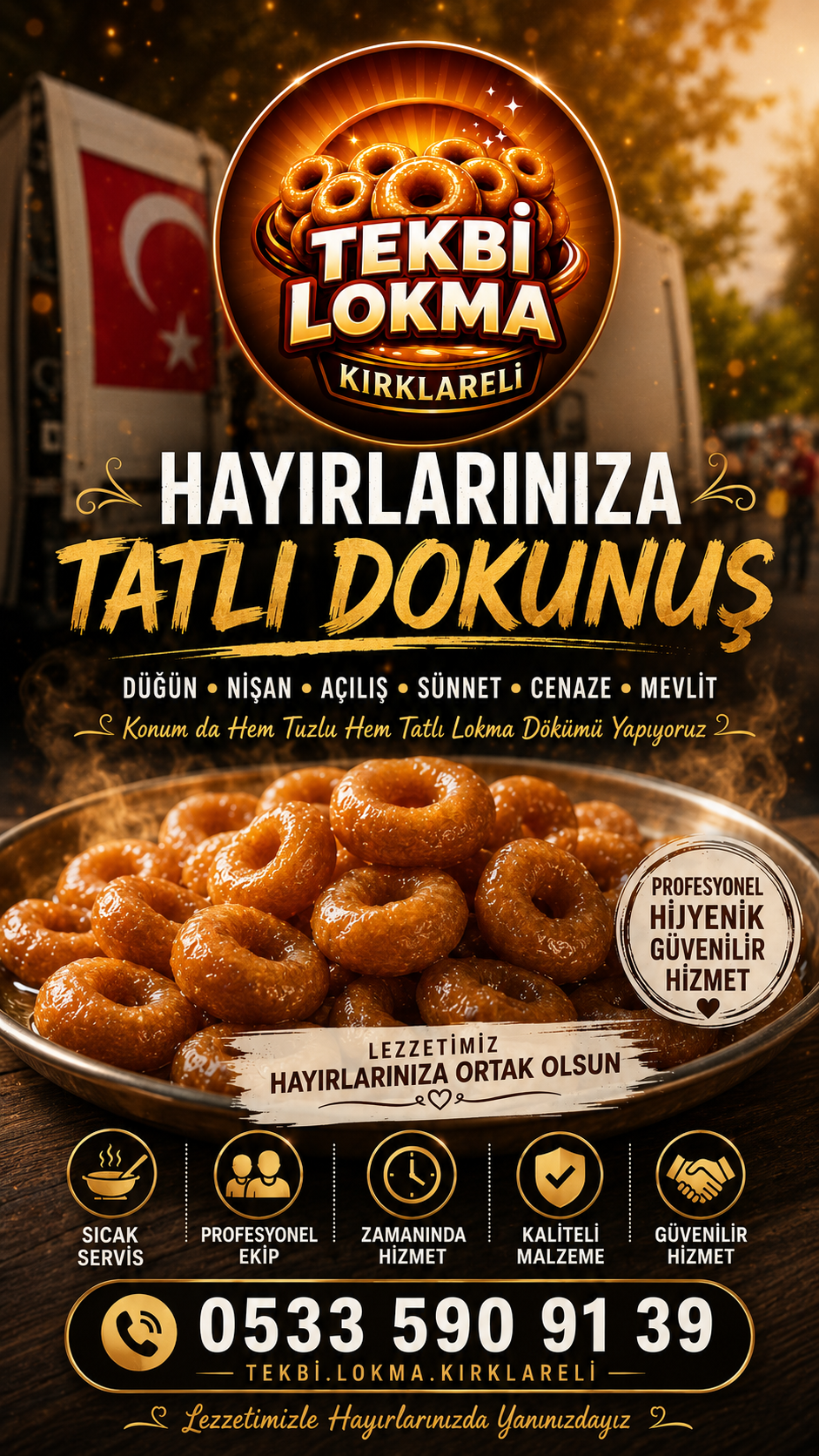 Kırklareli'de Geleneksel Lezzet: TekBiLokma ile Özel Günleriniz Tatlanıyor