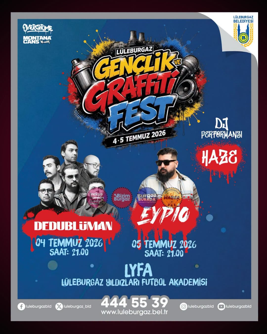 Gençlik ve Graffiti Festivali Başlıyor!